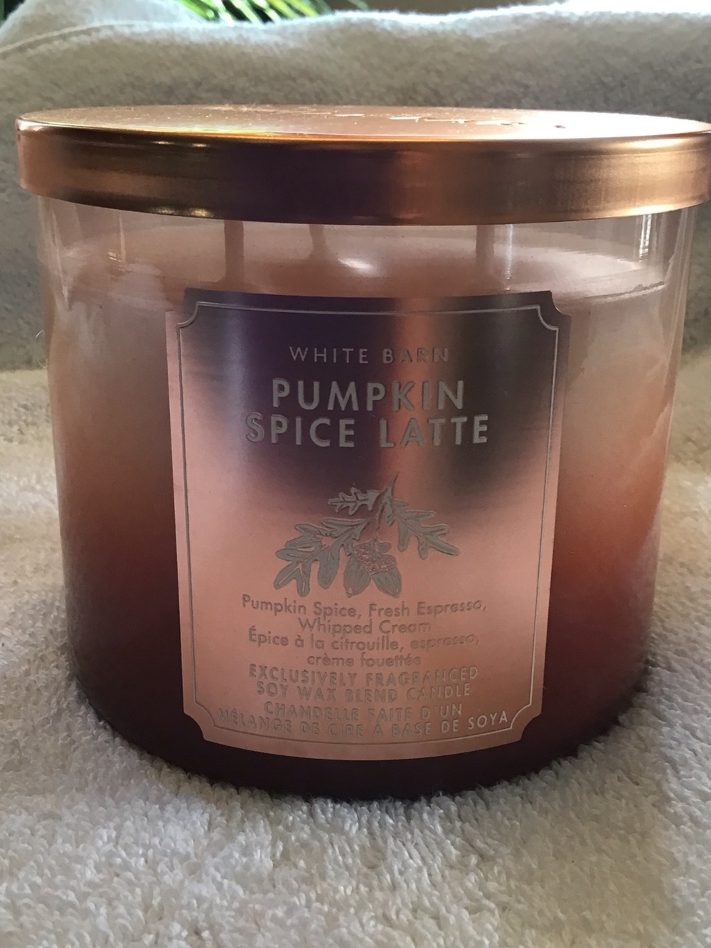 Bath & Body Works 3 wick candle Pumpkin Spice Latte